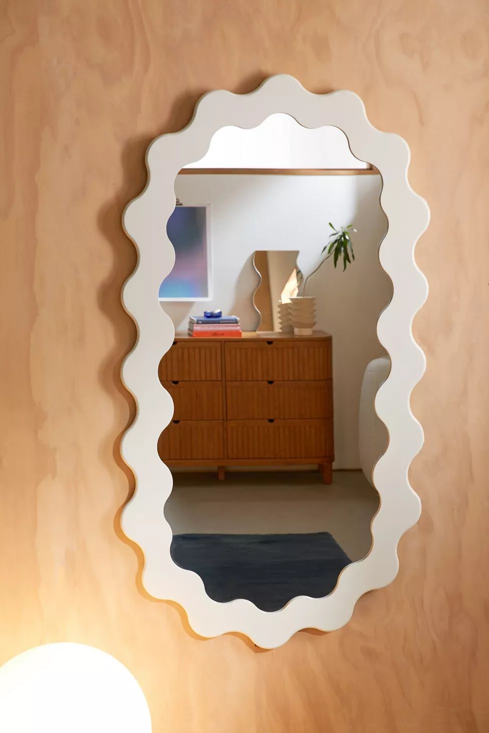 Roma Wavy Wall Mirror | Urban Outfitters (US and RoW)