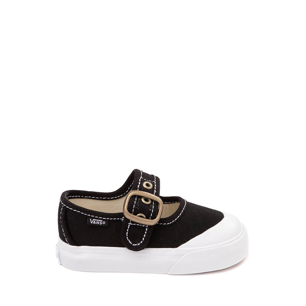 Vans Mary Jane Skate Shoe - Baby / Toddler - Black / White | Journeys