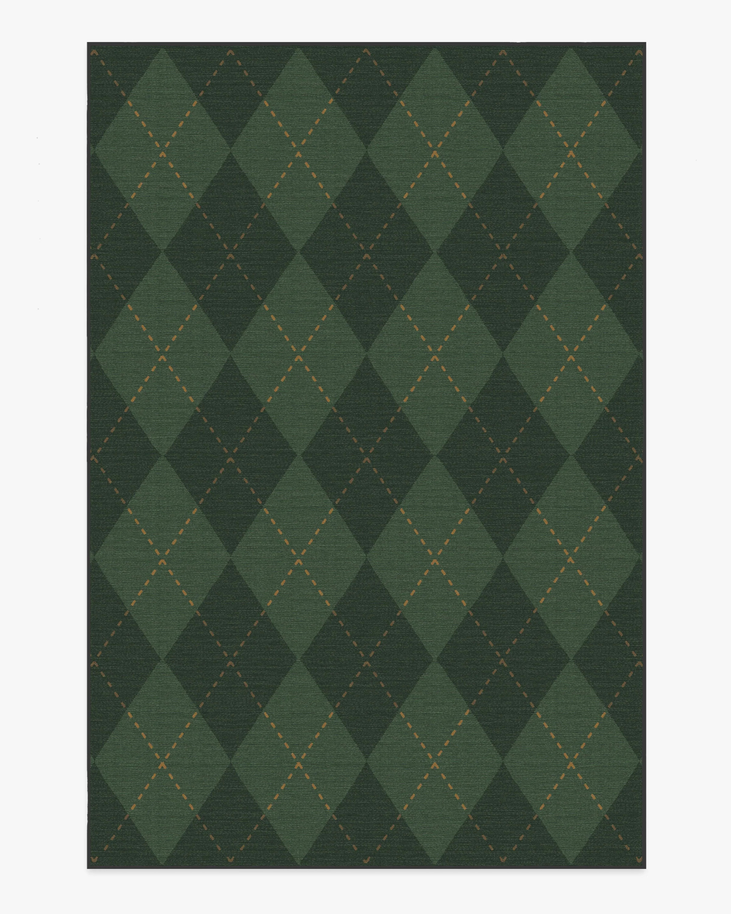 Oliver Argyle Forest Green Rug | Ruggable | Ruggable