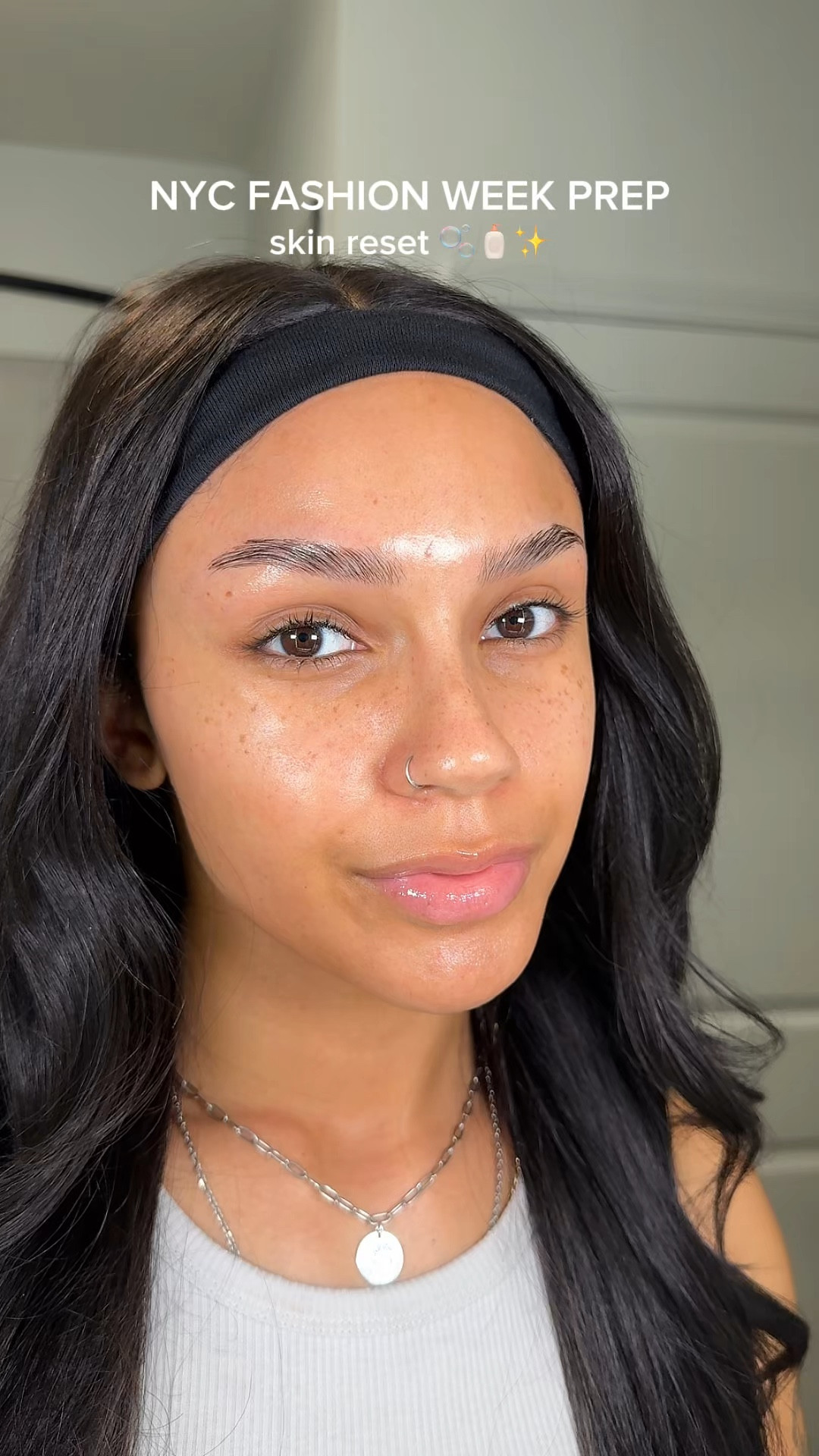 Skin prep for NYFW
