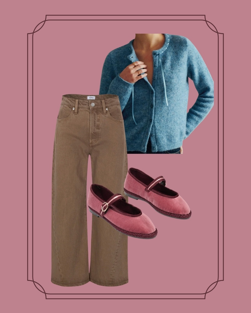 Another color story to pair with this beautiful Sezane cardigan sweater, wearing my regular size small ~ pistola jeans fit true to size, code lately15 
xo, Claire 

#LTKSeasonal #LTKSaleAlert #LTKootd