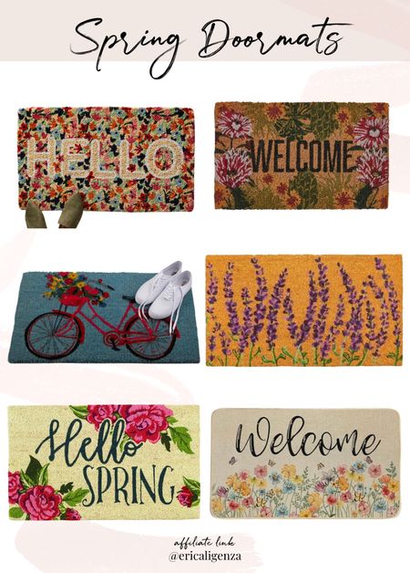 Spring doormats 🌸

Flower doormat // spring welcome mat // bicycle doormat // home finds for spring 

#LTKSeasonal #LTKhome