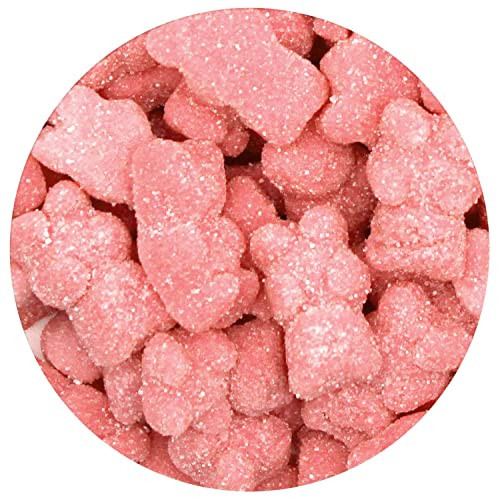 Pink Gummy Bears Sugared, 2.2 Pound Bag, Pink Candy Strawberry Flavored, The Hampton Popcorn & Candy Company | Amazon (US)
