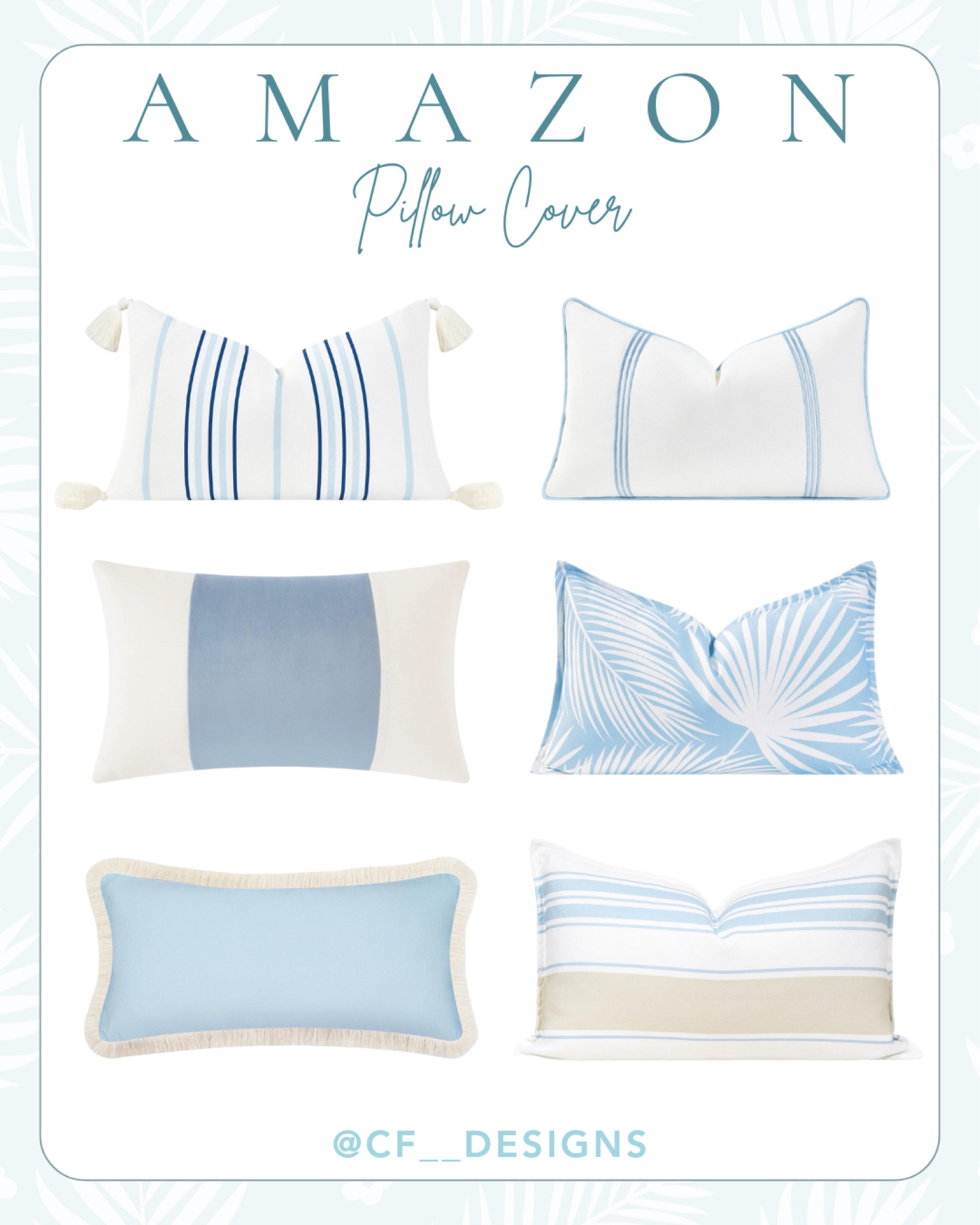 These coastal chic pillow covers from Amazon bring beachy vibes home. #CoastalChic #AmazonFinds #PillowCovers #HomeDecor #BeachVibes #InteriorDesign #CozyHome



#LTKHome #LTKFindsUnder50