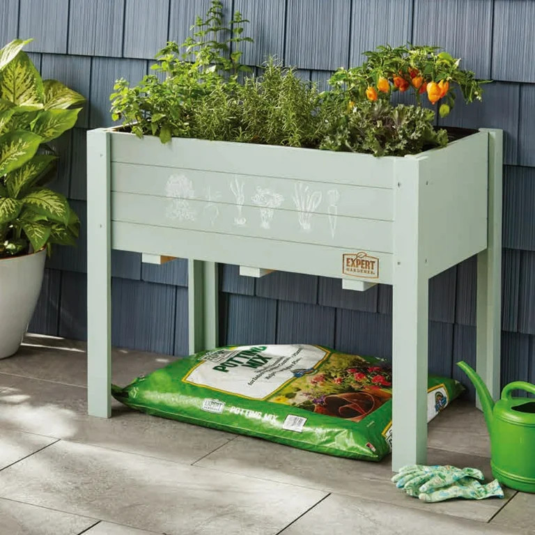 Expert Gardener Kids Elevated Bed, 2.5 ft L x 1.5 ft W x 2 ft H" | Walmart (US)
