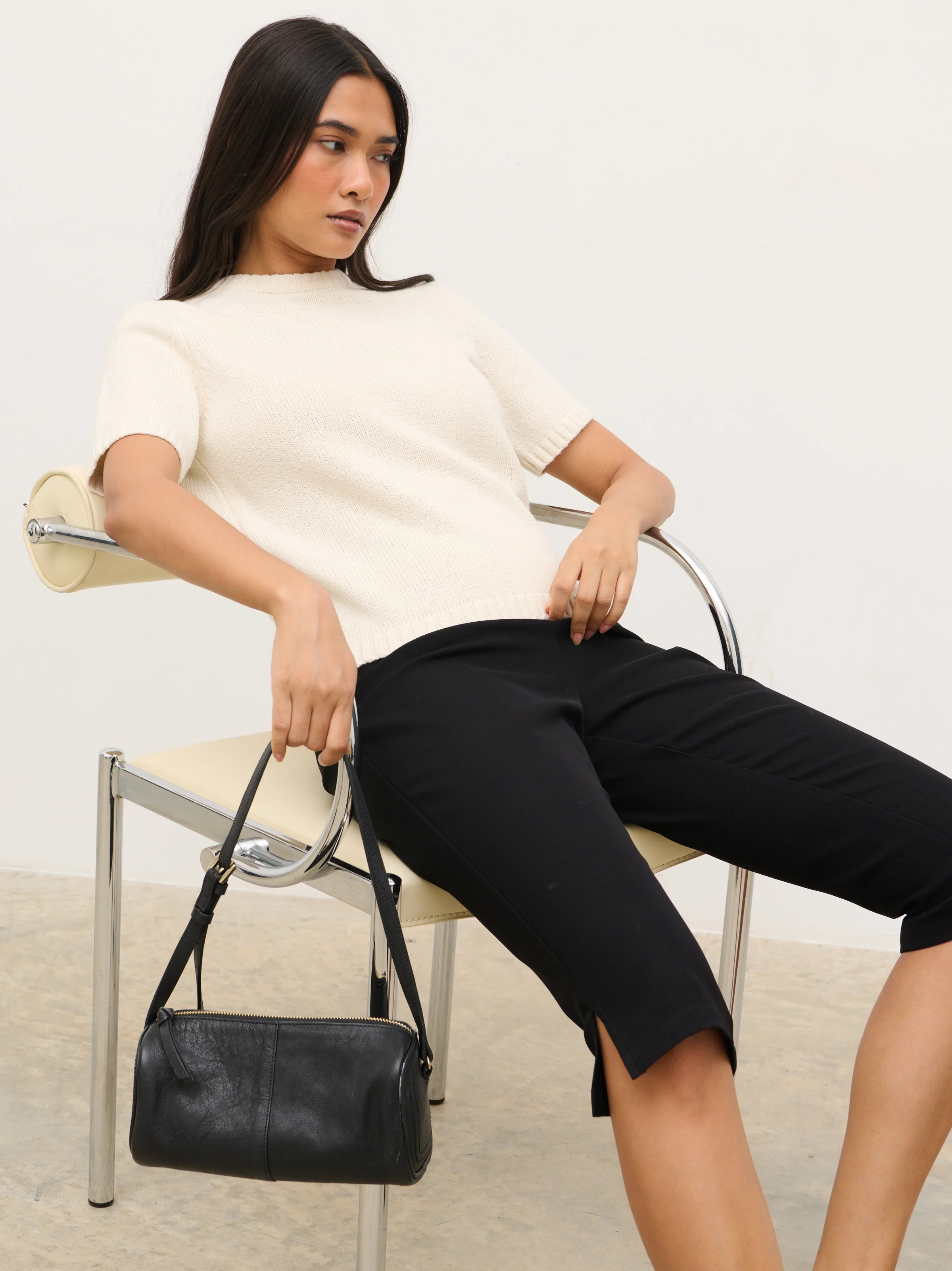 Molly Rustic Chunky Knit Top - Cream | Pretty Lavish (UK)