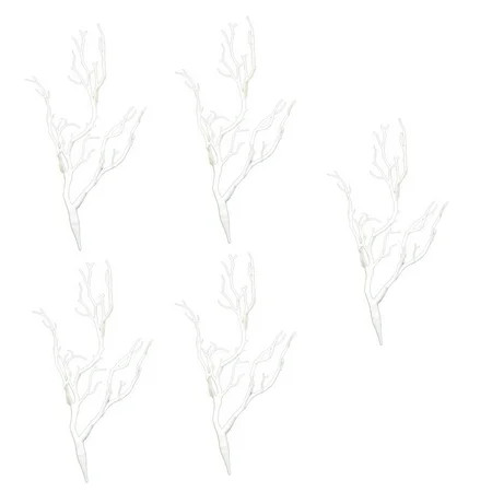 5x Modern decor for art Dried Tree Branches Plant Twig Home Decor -White | Walmart (US)
