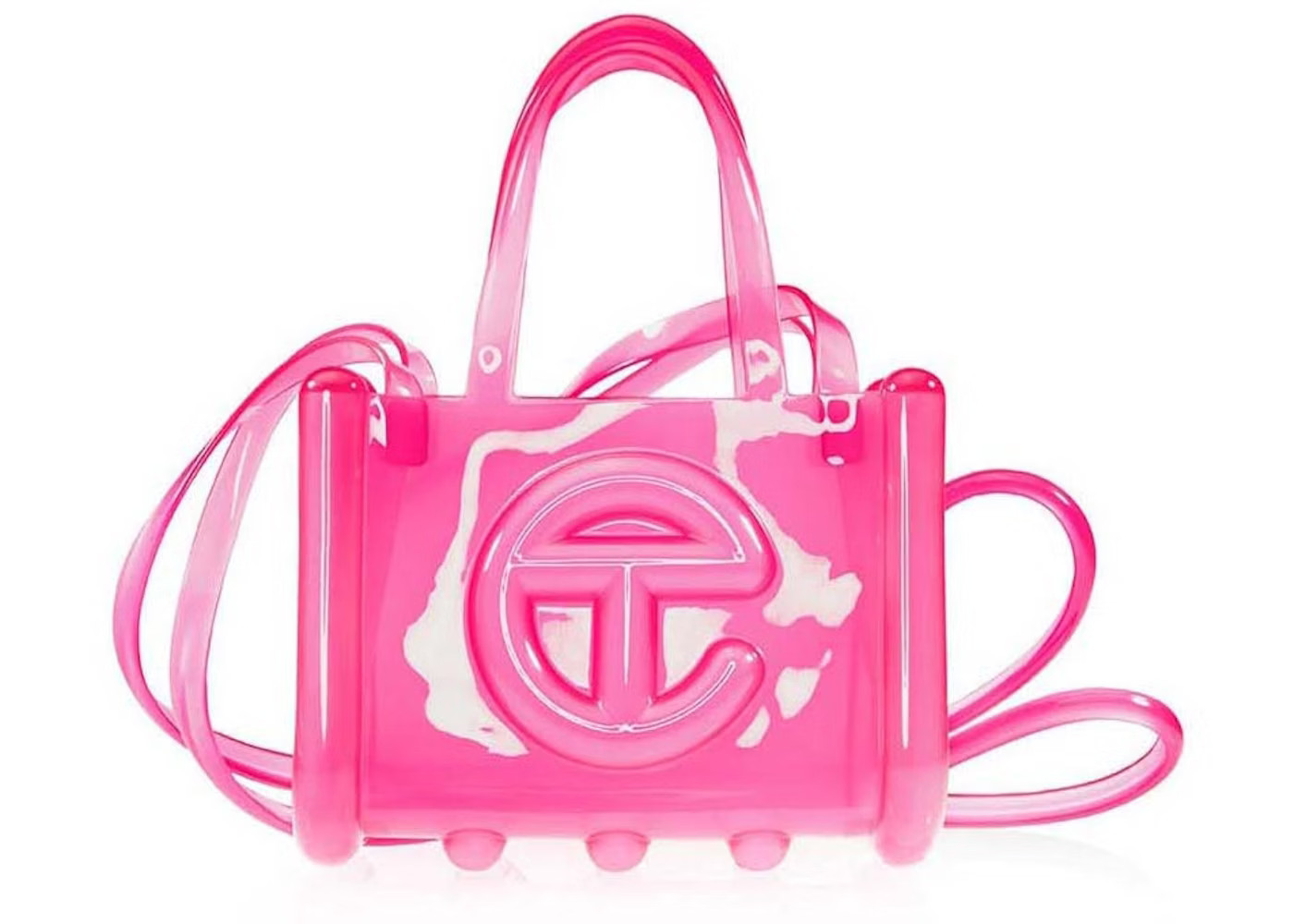 Telfar x Melissa Small Jelly Shopper Clear Pink | StockX