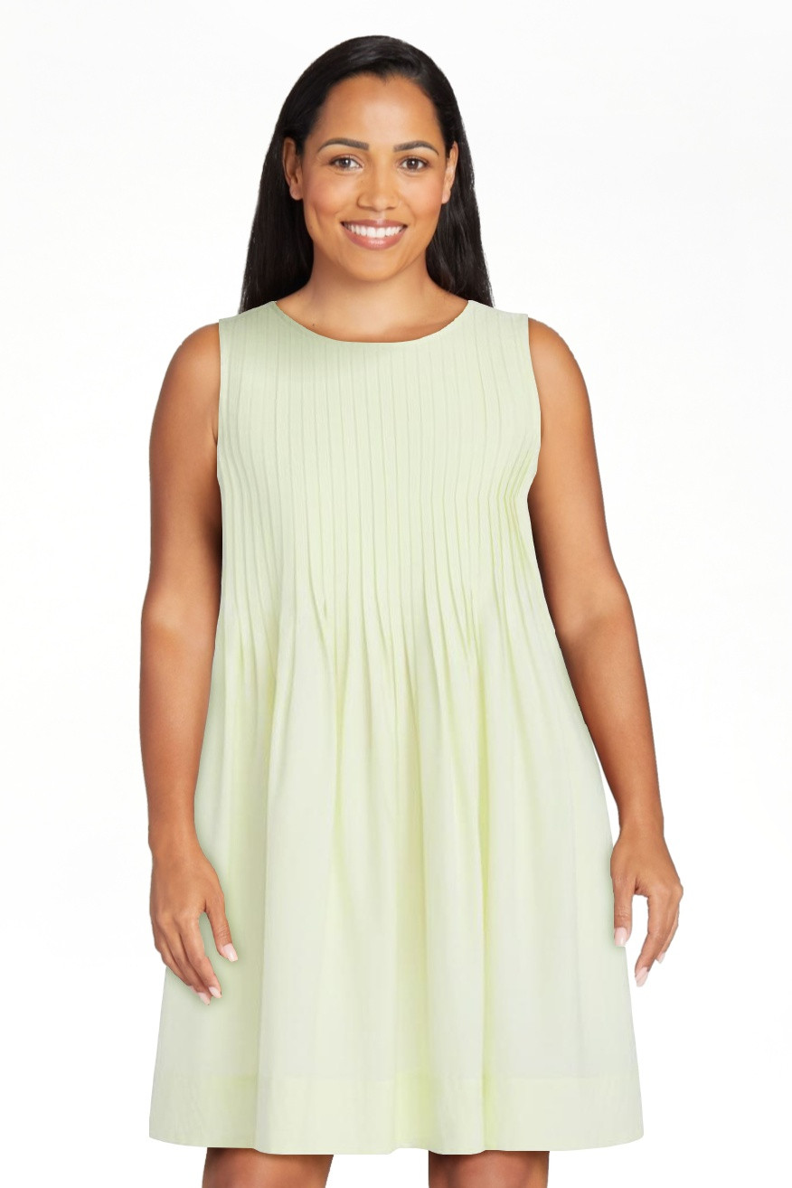 Free Assembly Women's Sleeveless Pleated Mini Dress, Sizes XS-XXL | Walmart (US)