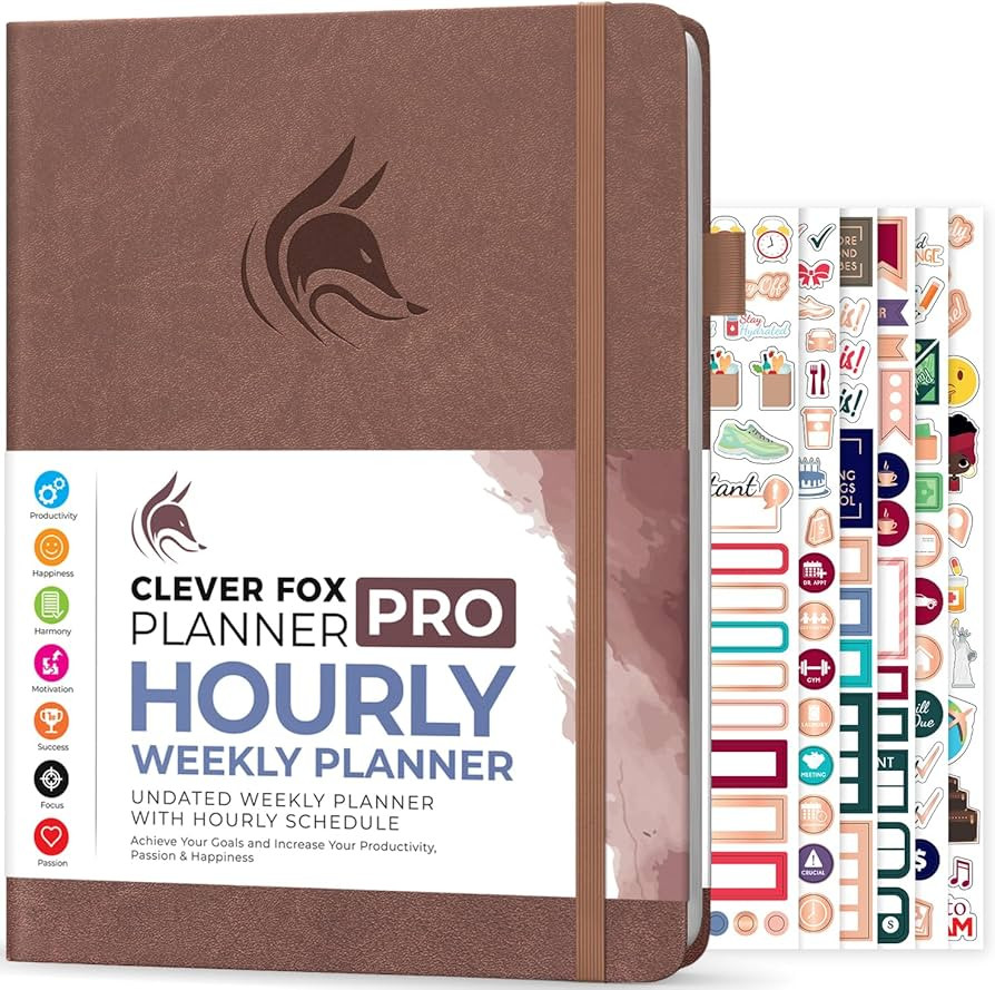 Clever Fox Planner PRO Schedule – Undated Weekly & Monthly Life Planner with Time Slots, Appoin... | Amazon (US)