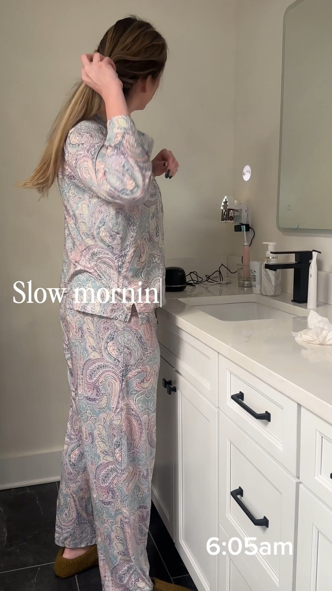 Slow mornings are way less chaotic. That’s exactly what I need to start my day right. Pups. Coffee. And a warm towel. It’s not perfect but it’s better than it used to be. Your next morning intention: start where you’re at. Don’t try to do it all at once. 


#LTKootd #LTKmorningroutine #LTKvlog