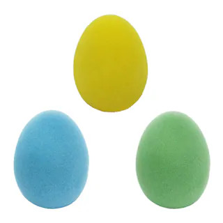 Assorted 6" Bright Flocked Easter Egg by Ashland® | Michaels | Michaels Stores