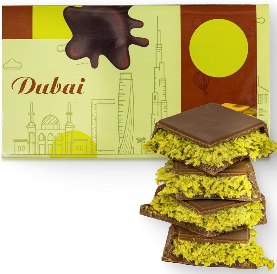 Dubai Chocolate Bar with Pistachio – 7 oz – Handmade Viral Dubai Chocolate – Crispy Shredde... | Amazon (US)