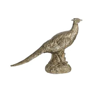 Arturo 15-inch Bronze Standing Pheasant Accent - N/A | Bed Bath & Beyond