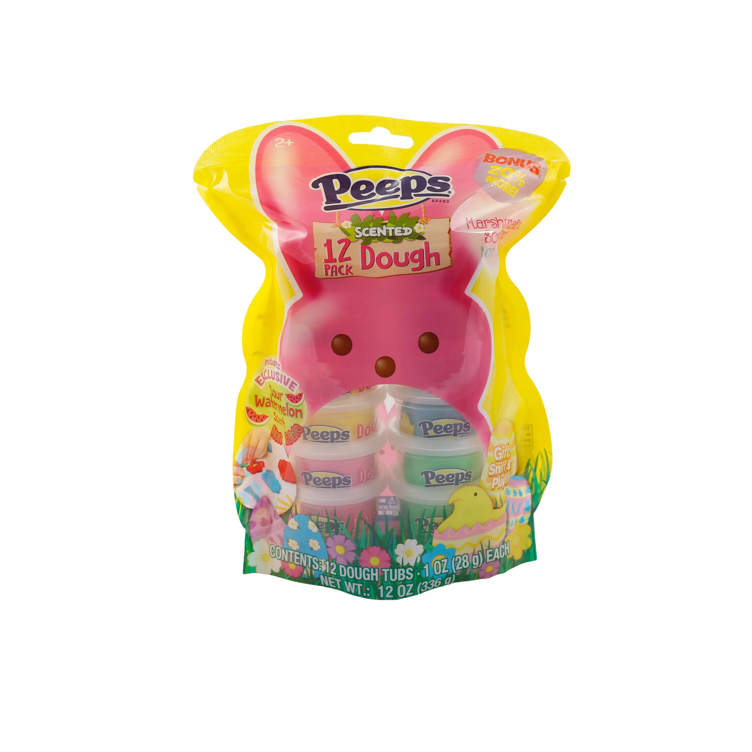 PEEPS® Scented Dough 12 Pack 1oz Tubs Assorted Colors | Walmart (US)