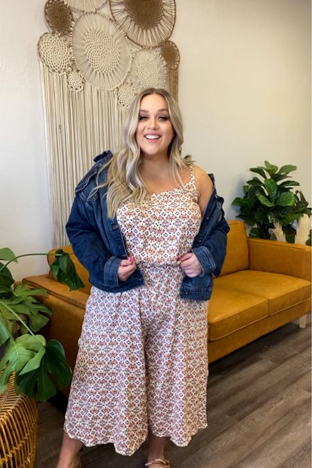 Plus Size Spring OOTD 🌸 rompers like this are always a go to for me in spring. The floral pattern is so pretty, and it has a very flowy comfortable fit! Everything is from torrid, and of course linked! 
🌟USE CODE DANYELLE40

Jacket is a 3x 
Romper is a 2x
Shoes are wide width

(Plus size, curvy fashion, wedding outfit, Easter dress, spring dress, spring romper, romper, wedding guest, denim jacket, vacation outfit, swim, plus size Ootd, casual Ootd, sandals, plus size, plus size outfit, plus size fashion, curvy style, curvy fashion, size 20, size 18, size 16, size 3x size 2x size 4x, casual, Ootd, outfit of the day, date night, date night outfit)

#LTKcurves #LTKSeasonal #LTKFind
