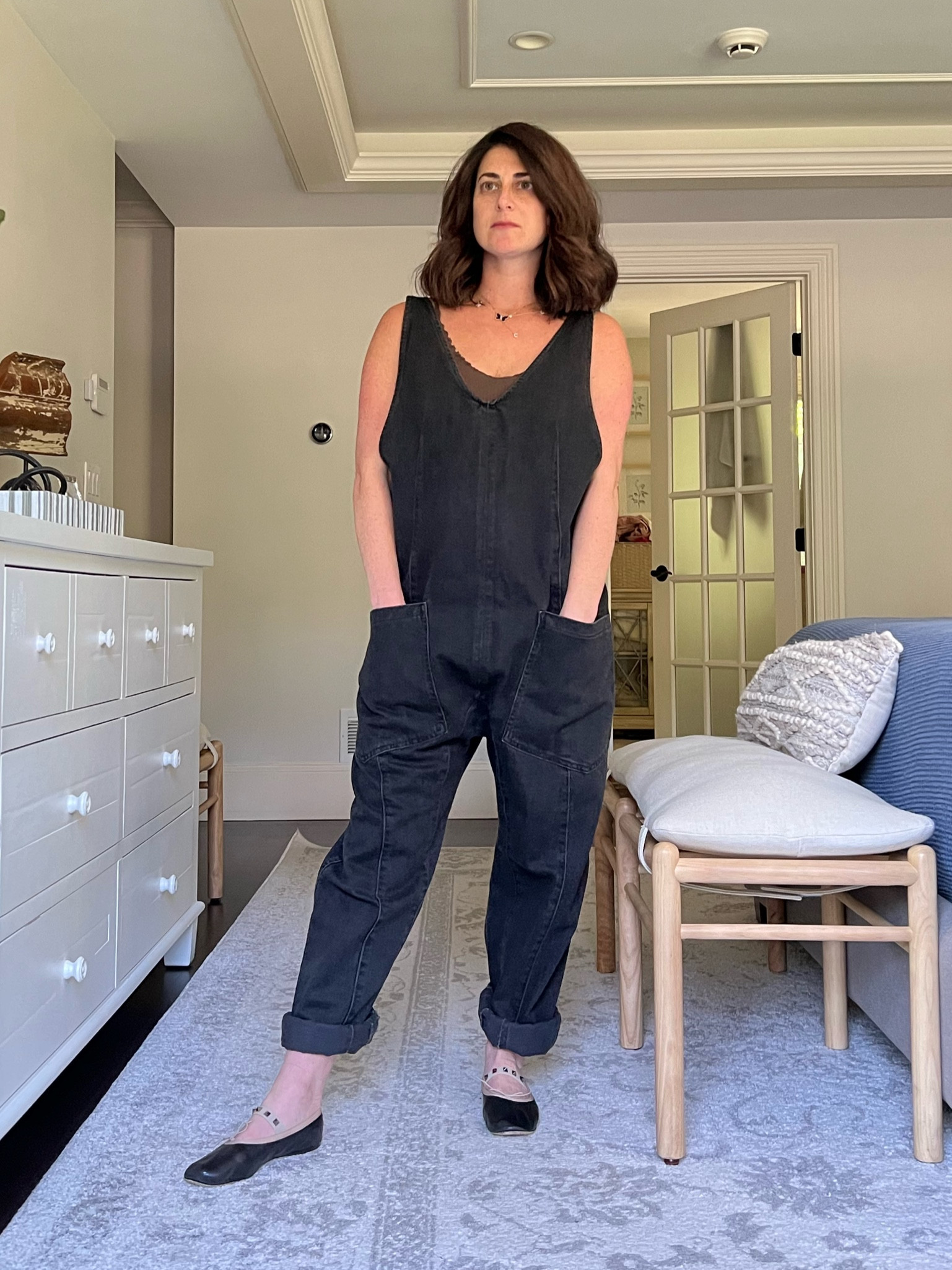 Perfect post partum and maternity free people romper. 

#LTKbaby #LTKbump #LTKstyletip