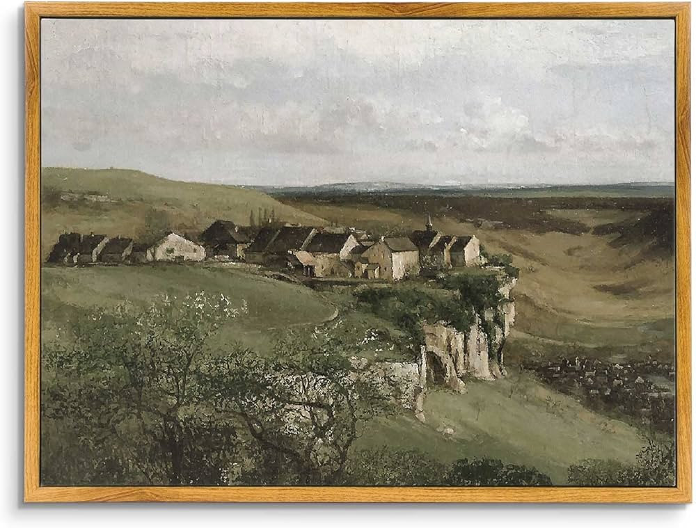 ARPEOTCY Vintage Framed Canvas Wall Art, Vintage Wall Decor for Living Room, 12×16 inches (30×4... | Amazon (US)