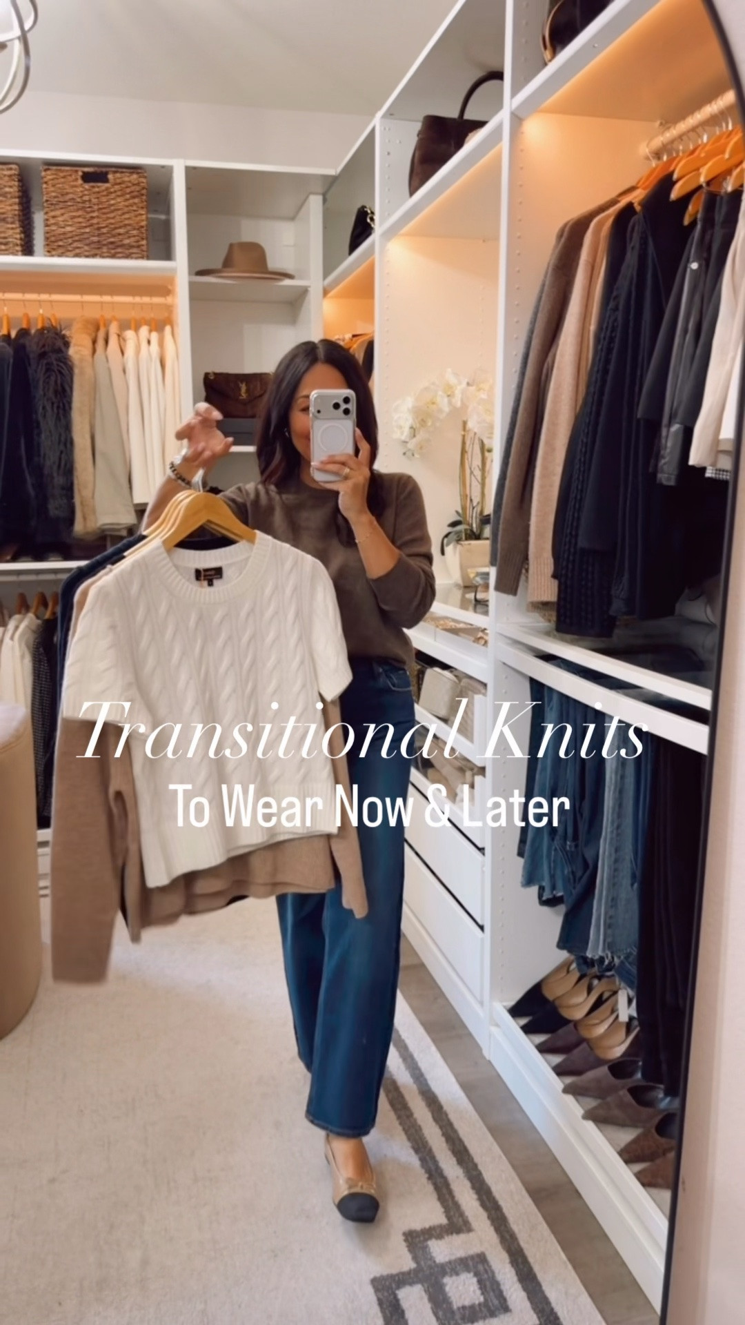 Transitional knits to wear now and take into fall!
Everything is TTS

#quincepartner @Quince

#LTKootd #LTKOver40