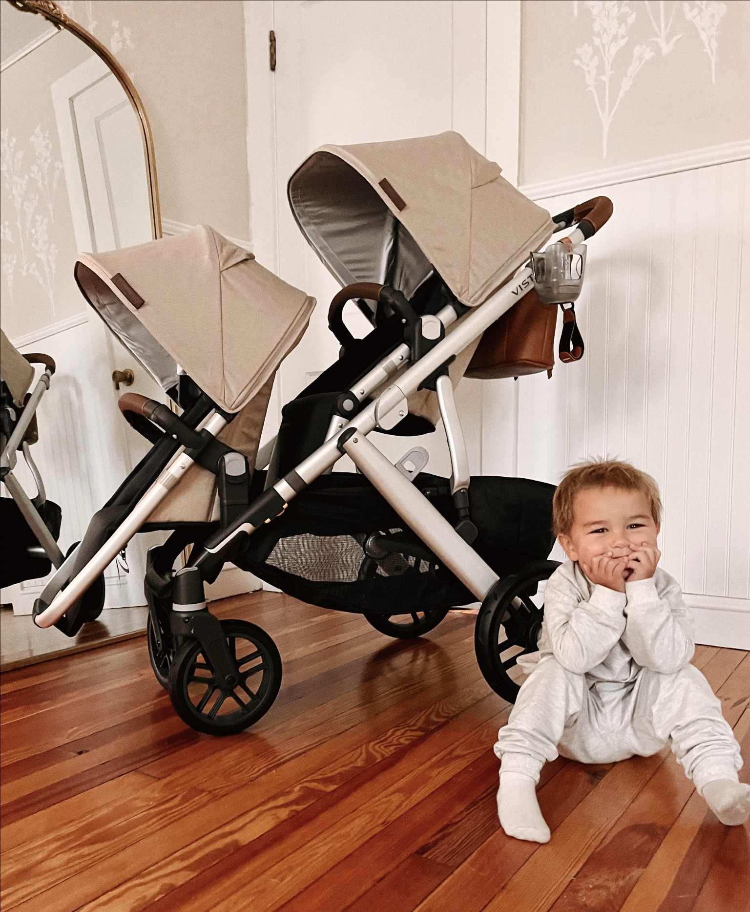 New stroller who dis😝 So excited to put all of our babies in this! #uppababy #uppababyvista

#LTKfamily
