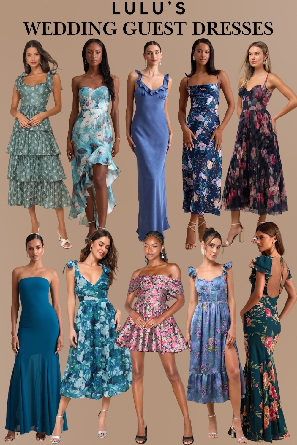 Lulu’s Wedding Guest Dresses 🌸
The prettiest florals and silhouettes for any event 💙

All under $100! 


#lulus
#wedding guest dresses
#destination wedding
#formal wedding
#black tie wedding
#casual wedding
#tiered maxi
#maxi dress
#midi dress
#pastel dress 
#silk dress
#satin dress 
#green dresses
#teal dresses 
#light blue dress
#ruffled dress
#strapless dress
#off the shoulder dress 
#dress with slit 
#summer dress
#spring dress
#affordable dresses
#prom dress 
#blue floral dress
#soaghetti strap dress  
#hi lo dress 
#mini dress
#ootd 

#LTKootd #LTKWedding #LTKSeasonal
