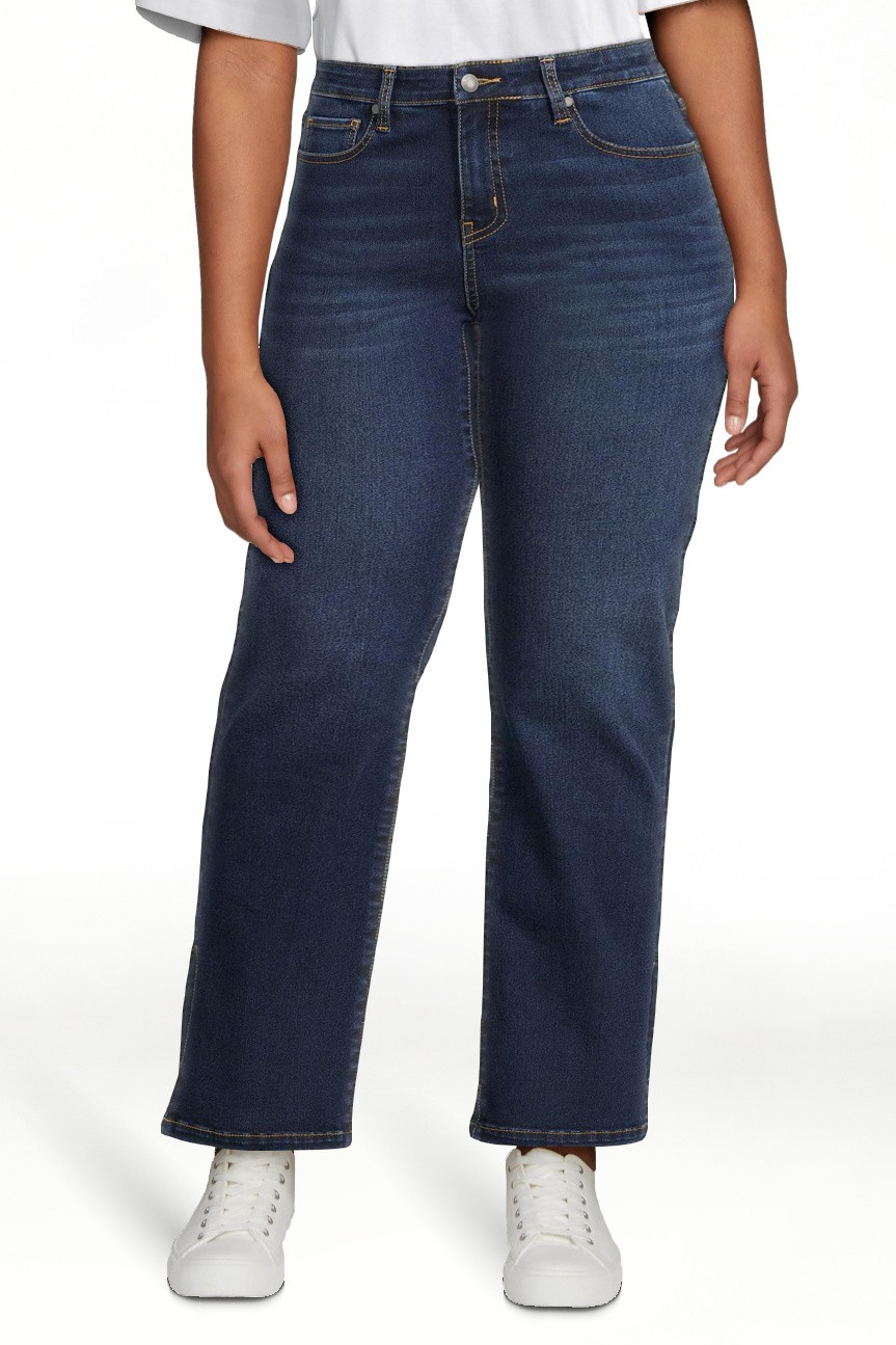 Time and Tru Women's Bootcut Jeans with Slit Hem - Walmart.com | Walmart (US)