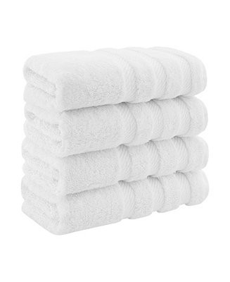 Edison Luxury 100% Turkish Cotton 4-Piece Hand Towel Set | Macy's