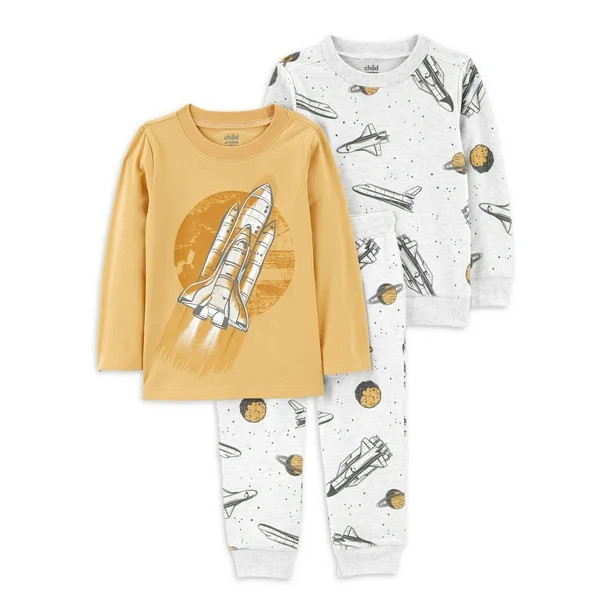 Carter's Child of Mine Baby and Toddler Boy Crew Sweatshirt, T-Shirt, and Pants Outfit Set, 3-Pie... | Walmart (US)