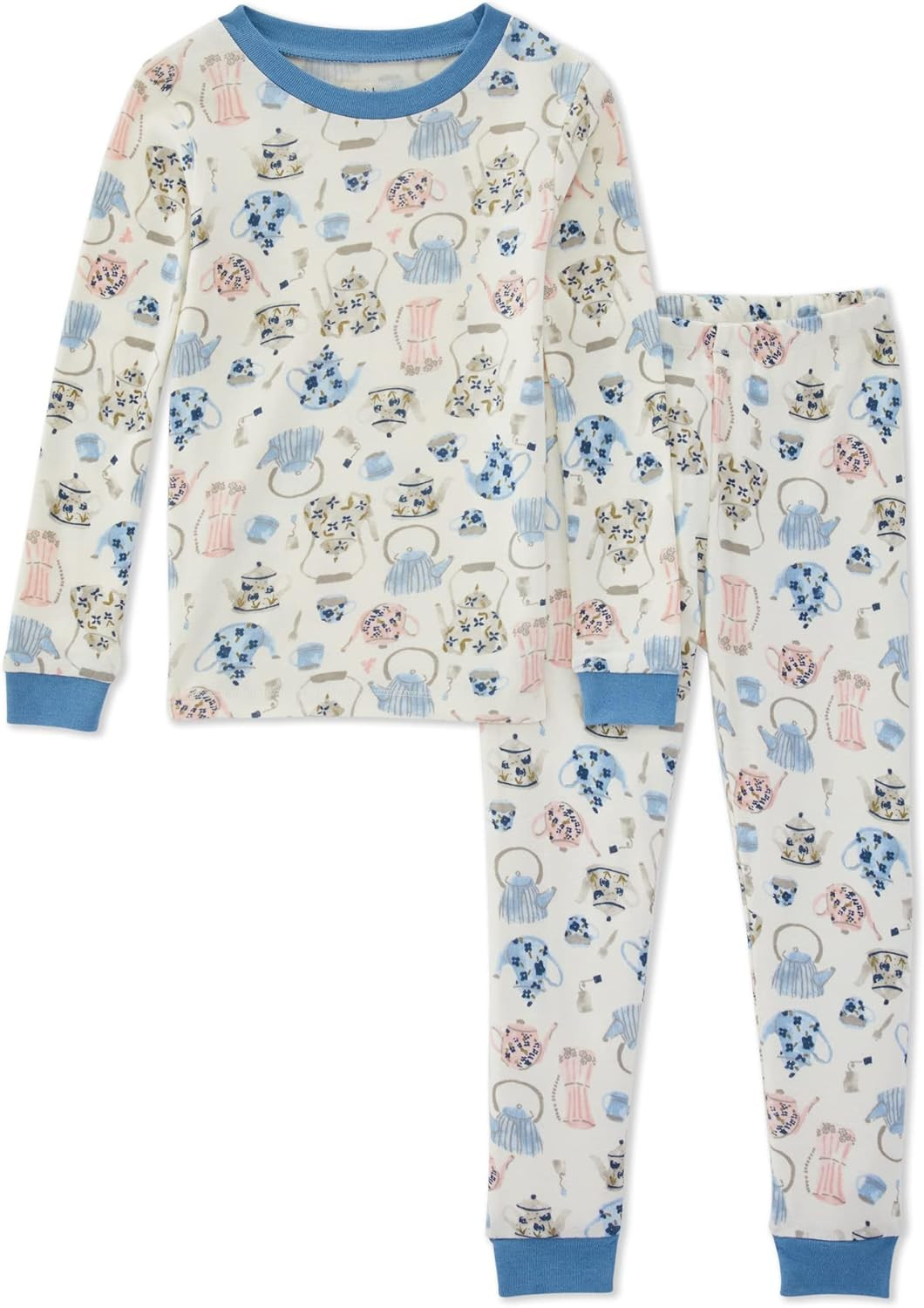 Burt's Bees Baby Baby Girls' Pajamas, Tee and Pant 2-Piece Pj Set, 100% Organic Cotton | Amazon (US)