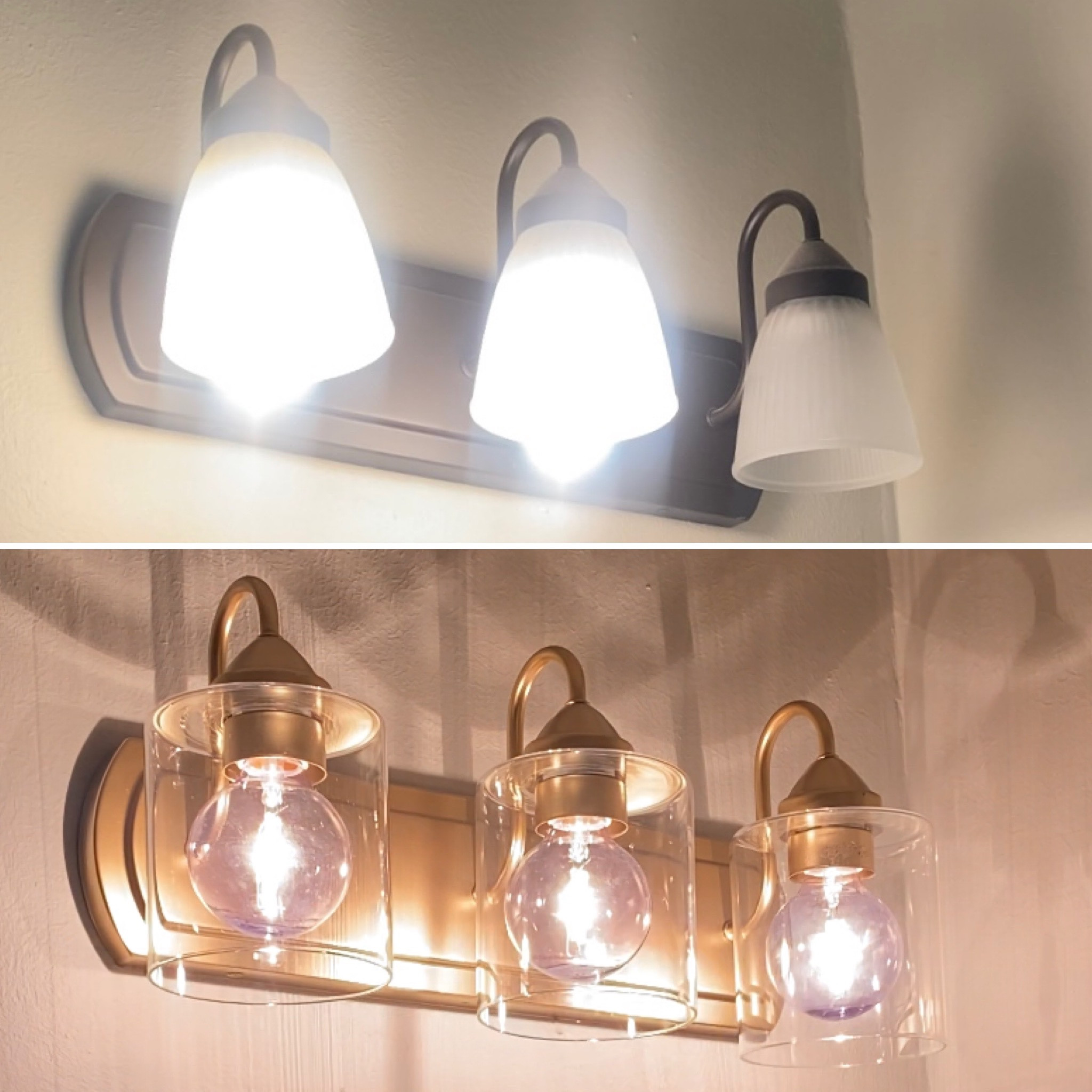 Transform your outdated light fixture… but on a BUDGET 💰

I had this older looking vanity light fixture in my bathroom and it needed to be modernized! 

This was one of the easiest flips I have ever done! All I needed was spray paint, new light shades and new light bulbs! 

With just those few changes, it’s like I bought a whole new light fixture!

#LTKunder50 #LTKhome
