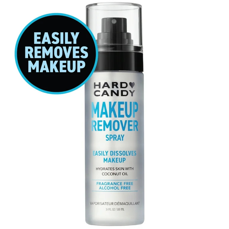 Hard Candy Makeup Remover Spray, Gentle Oil Cleanser, Instantly Dissolves Makeup, 100 mL | Walmart (US)