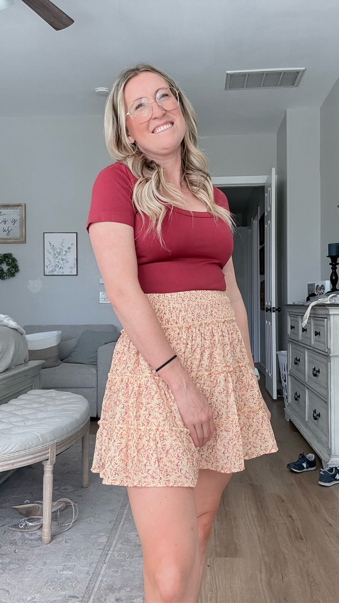 Spring skirt on point!!

#LTKootd #LTKSeasonal #LTKSpringSale