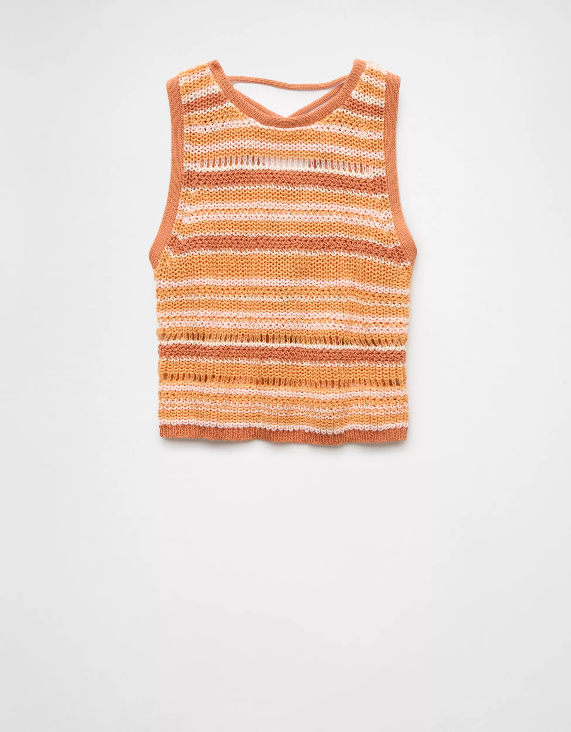 AE Lace-Up Back Sweater Tank Top | American Eagle Outfitters (US & CA)