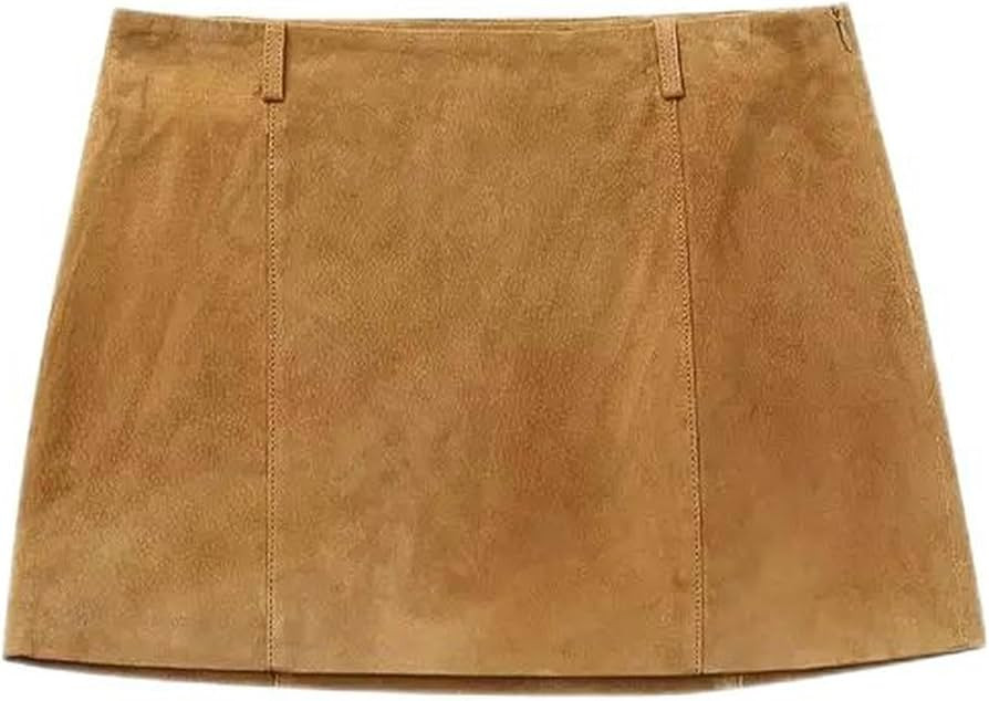 Fashion Elegant Woman Long Sleeves Lapel Jackets Female Color Chic Zipper Short Coat Outwears-Dar... | Amazon (US)