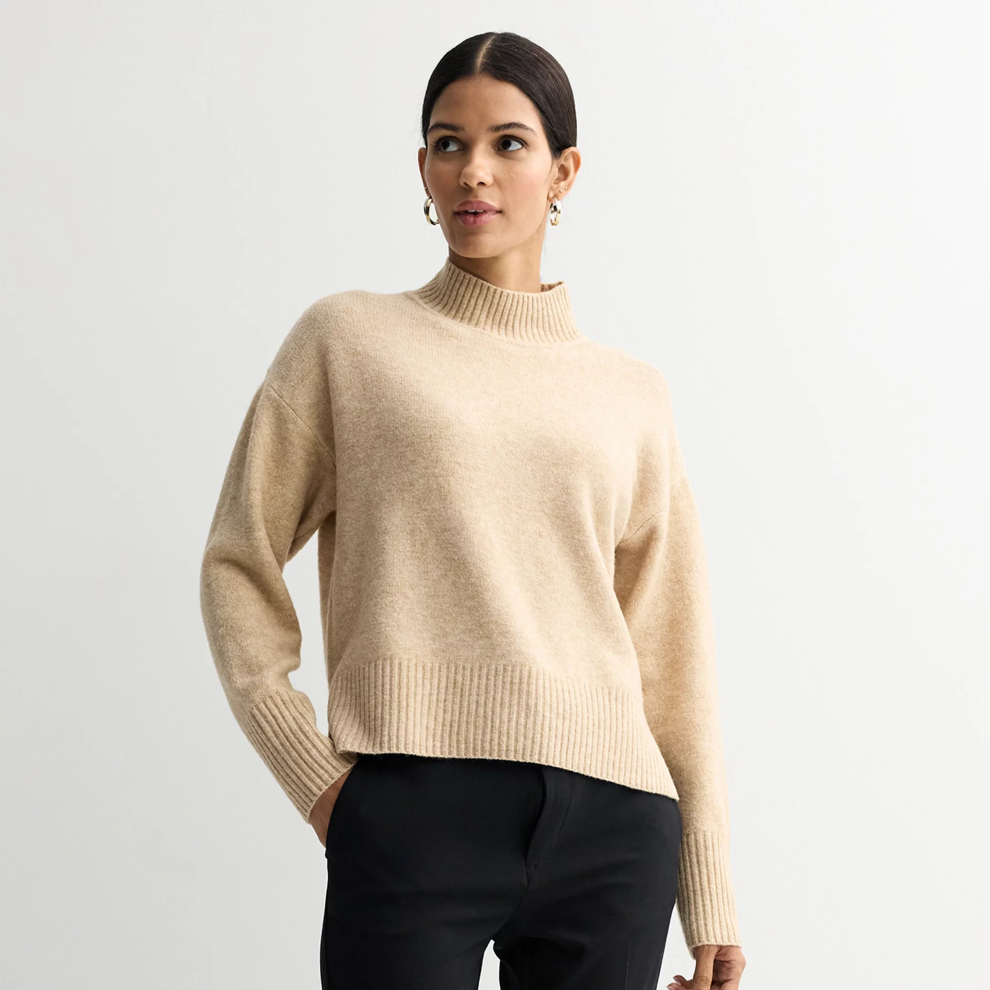 Women's Nine West Midweight Mockneck Pullover Sweater | Kohl's