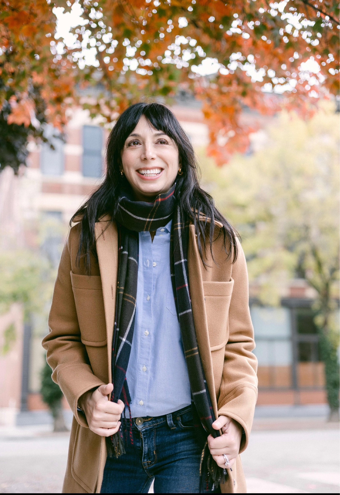It’s coat season! Bundle up with the Paolo coat from Sézane. I sized down to a 2, this style runs big. Wearing a Barbour scarf that’s too cute. Tomboy button down and Hudson jeans 

#LTKstyletip #LTKSeasonal #LTKover40