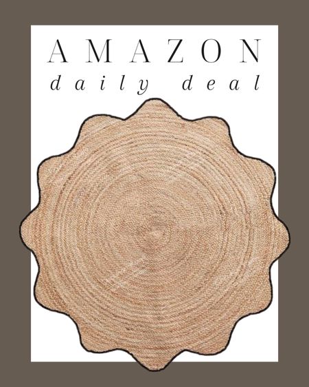 Amazon daily deal ✨ this scalloped jute rug is under $70. Would be a great layering piece or pretty in a coastal space! 

Jute rug, rug, natural jute rug, area rug, scalloped rug, indoor rug, natural fiber rug, layering rug, Amazon sale, sale finds, sale alert, sale, Modern home decor, traditional home decor, budget friendly home decor, Interior design, look for less, designer inspired, Amazon, Amazon home, Amazon must haves, Amazon finds, amazon favorites, Amazon home decor #amazon #amazonhome



#LTKstyletip #LTKhome #LTKfindsunder100