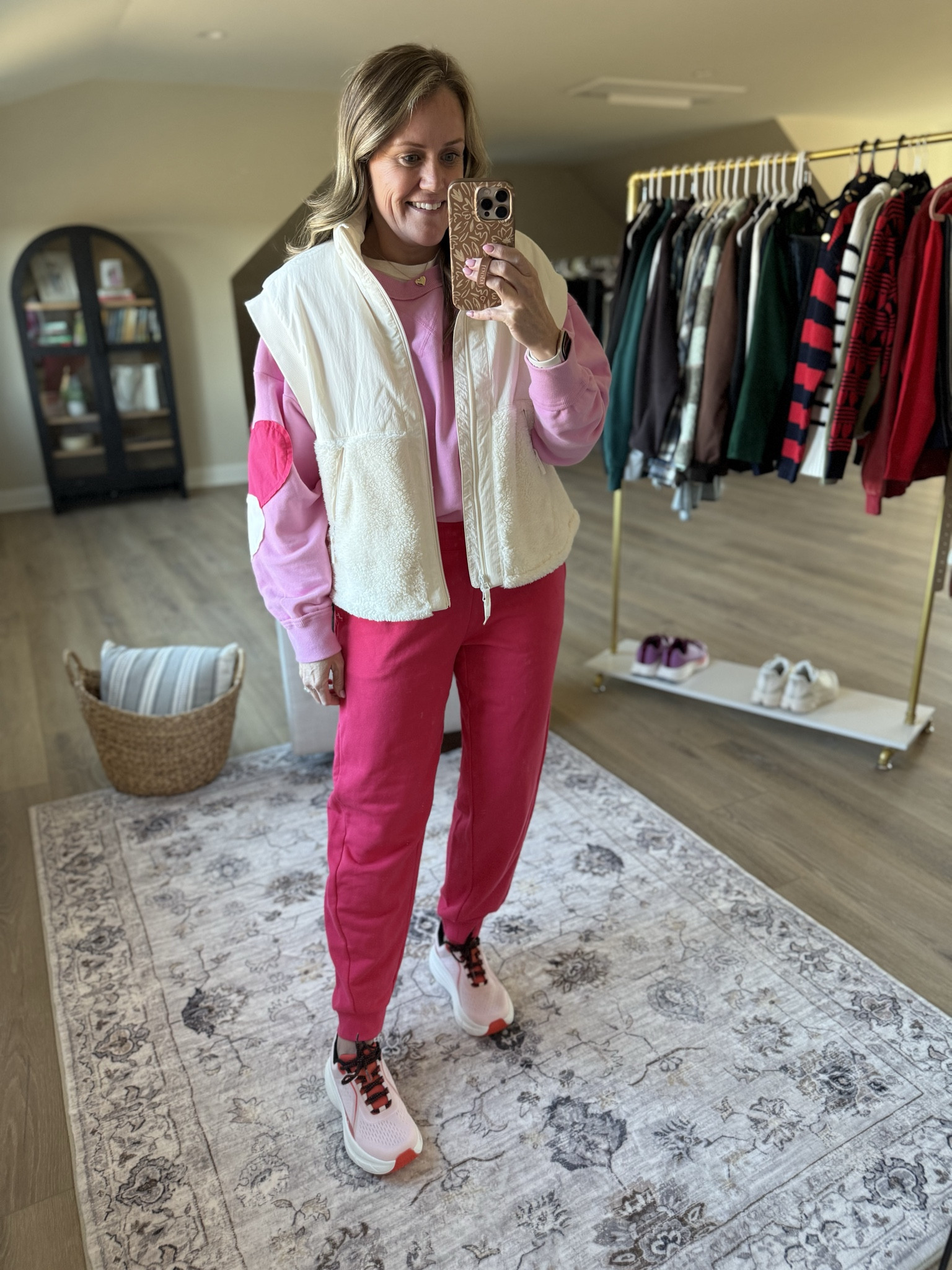 Perfect Valentine’s Day Look 💘
Fits TTS 
Target
Vest
Joggers
Sweatshirt 

#LTKmomlife #LTKdayinmylife #LTKootd