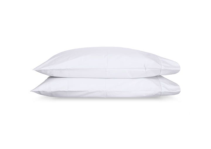 True White Color Standard Size Organic Cotton Pillowcases, Pillow Covers with 400 TC Percale Weav... | Cammie