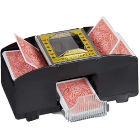 Ni-SHEN Automatic Card Shuffler USB/Battery Operated Electric Shuffler for Family Party Poker/Blackj | Amazon (US)