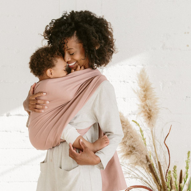 Solly Baby The Loop Baby Carrier in Dusty Pink Size XS/Large | 100% Organic Cotton | Babylist