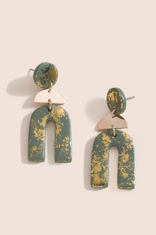Laura Upside Down U Drop Earrings | Francesca's