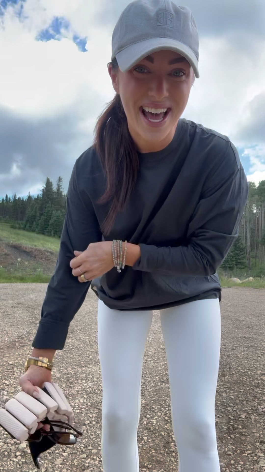 Athleisure Wear 🩶🫶🏼 These leggings are not see through at all and they have great stretch! 

#LTKSeasonal #LTKStyleTip #LTKActive