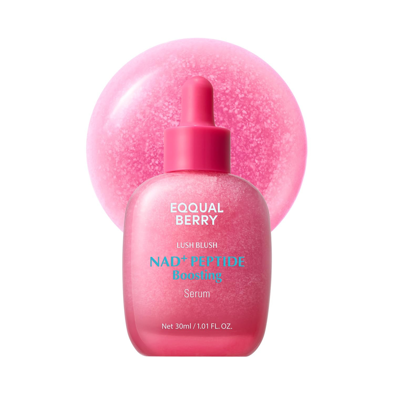 EQQUALBERRY NAD+ Peptide Boosting Smoothie Serum – Anti-Aging Korean Skin Care with 5 Ceramides & Vegan Collagen, Hydrating Antioxidant Serum for Firmness, Wrinkles & Radiant Glow (1.01oz / 30ml) | Amazon (US)