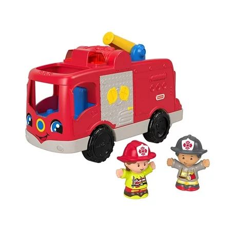 Fisher-Price Little People, Helping Others Fire Truck | Walmart (US)