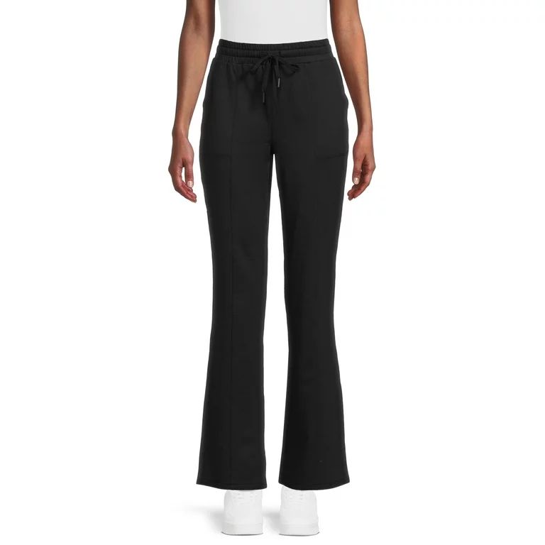 Athletic Works Women's Super Soft Straight Leg Knit Pants, 30.50" Inseam, Sizes XS-XXXL | Walmart (US)