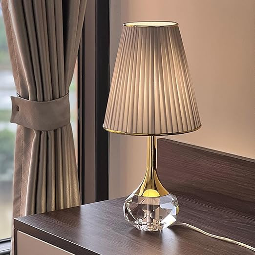 Bedroom Bedside Lamps Table Lamp Pineapple Crystal Copper Table Lamp Luxury Living Room Study Cre... | Amazon (US)