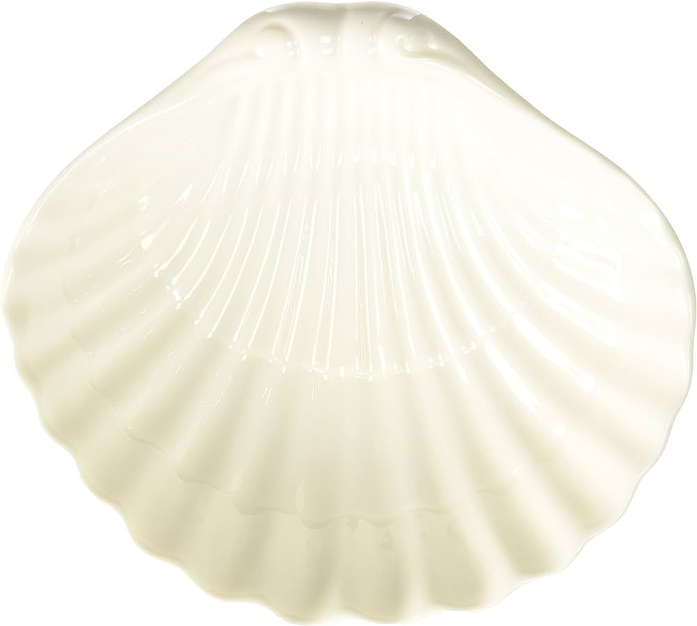 Abbott Collection Shell Soap Dish, White | Amazon (US)