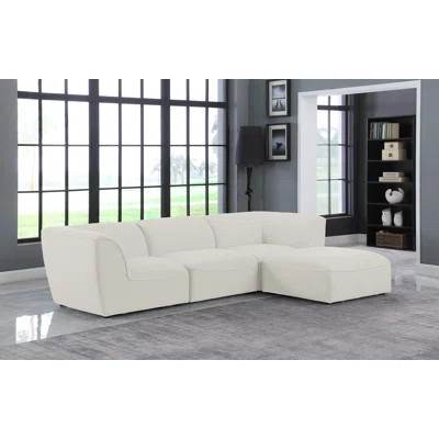 Camani 109" Wide Reversible Modular Corner Sectional with Ottoman | Wayfair North America