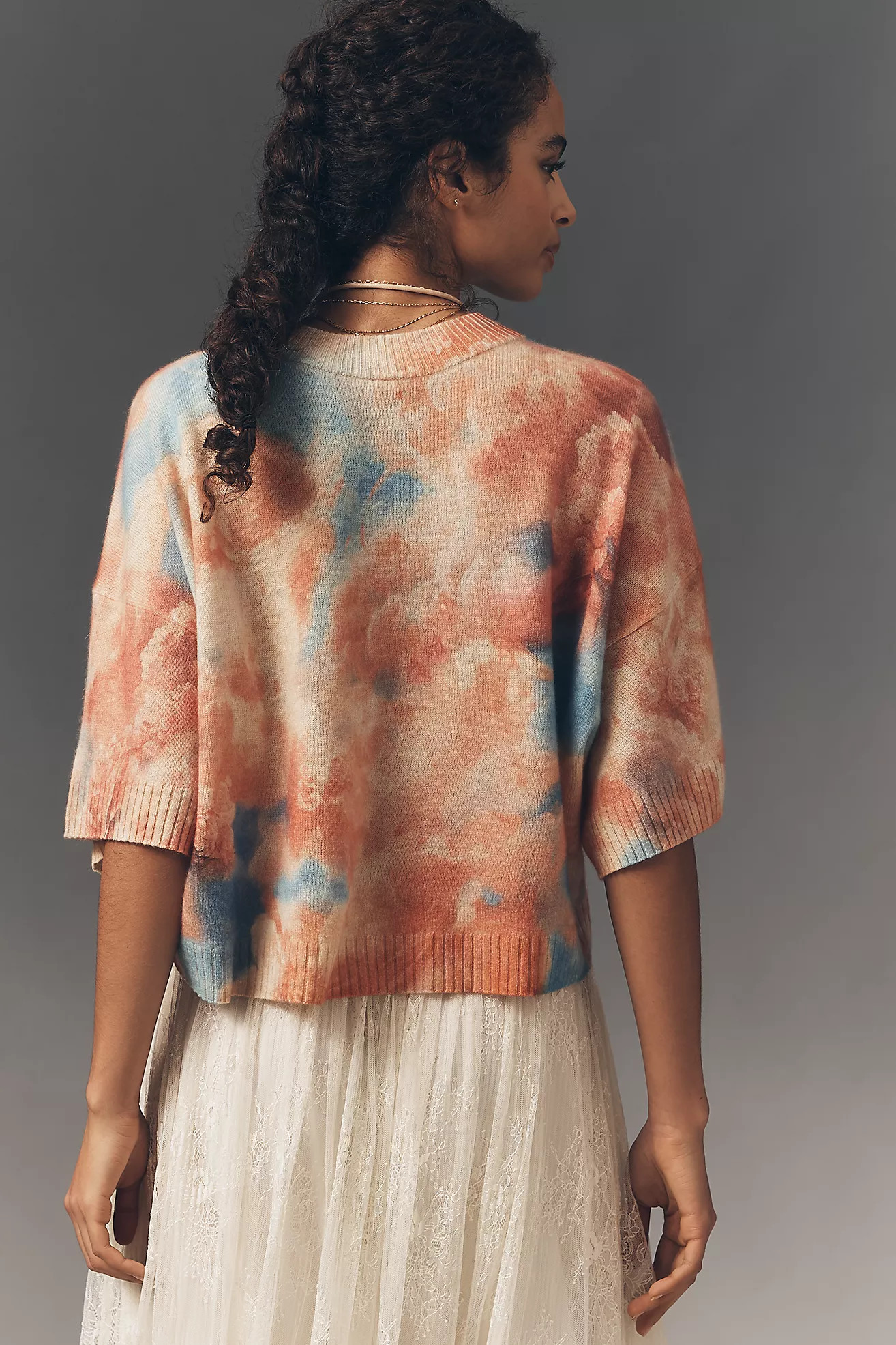 The Goldie Crew-Neck Cashmere Sweater | Anthropologie (US)